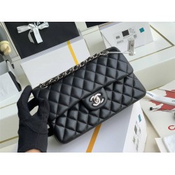 Chanel Classic Flap bag Small 23 Black Champagne Gold Hardware Lambskin Hass Factory leather 15x23x6cm