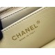 Chanel Classic Flap bag Mini 20 Light Yellow Gold Hardware Camellia Clasp Lambskin Hass Factory leather 13x20x6cm