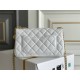 Chanel Classic Flap bag Mini 20 White Gold Hardware Camellia Clasp Lambskin Hass Factory leather 13x20x6cm