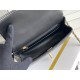 Chanel 22B Classic Flap bag Mini 20 with Handle Black Gold Hardware Lambskin Hass Factory leather 12x20x6cm