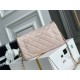 Chanel 22C Classic Flap bag Mini 20 Gold Ball Pink Gold Hardware Lambskin Hass Factory leather 13x20x7cm