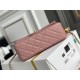 Chanel 22C Classic Flap bag Mini 20 Gold Ball Deep Pink Gold Hardware Lambskin Hass Factory leather 13x20x7cm