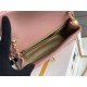 Chanel 22C Classic Flap bag Mini 20 Gold Ball Deep Pink Gold Hardware Lambskin Hass Factory leather 13x20x7cm