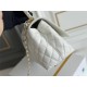 Chanel 23P Coco Handle Large 29cm White Gold Hardware Caviar Leather Hass Factory leather 29x18x12