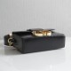 Dior 30 Montaigne MiniBox 17.5 Enamel Clasp Black Full Leather Model 9008s Size: 17.5x11.5x5cm