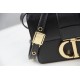 Dior 30 Montaigne Montaigne Chain Bag Medium 25 White Silver Clasp Full Leather Model 9011 Size 25x15x8cm