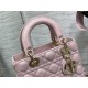 Lady Dior Bag, Pink Lambskin, Champagne Gold Hardware, Small   Four Blocks   20, Size: 20cm