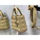 Lady Dior Bag, Apricot Lambskin, Champagne Gold Hardware, Small   Four Blocks   20, Size: 20cm