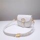 Dior Bobby Bag, White, Gold Hardware, Small 18, Model 2020, Size: 18x14x5cm