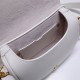 Dior Bobby Bag, White, Gold Hardware, Small 18, Model 2020, Size: 18x14x5cm