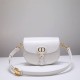 Dior Bobby Bag, White, Gold Hardware, Medium 22, Model 2020, Size: 22x17x6cm