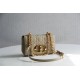 Dior Caro Chain Bag, Apricot, Gold Hardware, Calfskin, Small 20, Size: 20x12x7cm