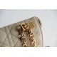 Dior Caro Chain Bag, Apricot, Gold Hardware, Calfskin, Small 20, Size: 20x12x7cm