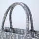 Dior Book Tote, Classic Grey Oblique Embroidery, Medium 36, Size: 36x27x16cm