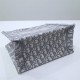 Dior Book Tote, Classic Grey Oblique Embroidery, Large 42, Size: 42x35x18cm