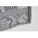 Dior Book Tote, Classic Grey Zoo Oblique Embroidery, Medium 36, Size: 36x27x16cm