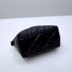 Dior Travel Nomad Clutch, Black Calfskin, Small 15, Size: 15x10x8cm