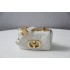 Dior Caro 2023 Micro Mini (Style: 2023 Mini) Soft Calfskin, White, Gold Hardware, Size: 13x8x4cm