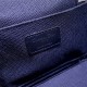 Dior Makeup Bag, Small Box, Classic Blue Oblique, Vanity Box (Style: 9012L), Size: 25x15x14cm