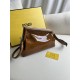 Fendi First 26 All Leather Brown 26cm