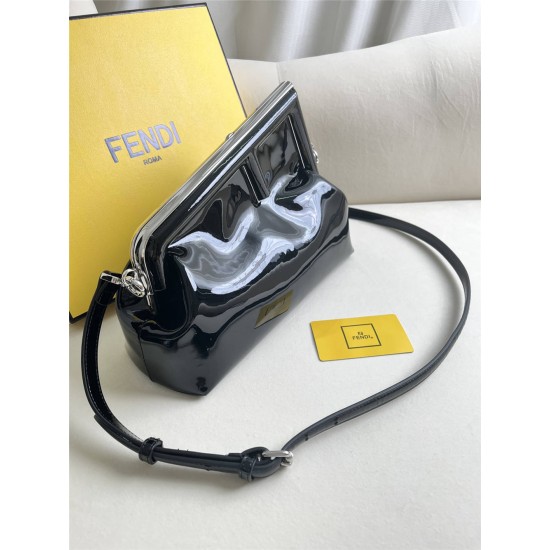 Fendi First 26 All Leather Black 26cm