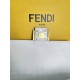 Fendi Baguette Medium 27 Chain White All Leather Gold Hardware 27x15x6cm 211