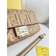 Fendi Baguette Medium 27 Chain Yellow All Leather Gold Hardware 27x15x6cm 211