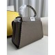 Fendi Peekaboo Small 23 Gray Silver Hardware 23x18x12cm 8BN266