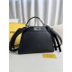 Fendi Peekaboo I See You Small 27 Black Silver Clasp 27x20x11cm