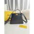 Fendi Peekaboo I See You Mini 20 Black Gold Clasp 20x15.5x11cm