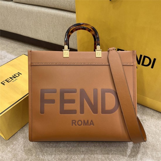 Fendi  Sunshine Tote Large 35 Brown 35x31x17cm