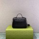 Gucci GG Marmont Geometric Small, 21, Black, Silver Hardware, Size: 21x15.5x8cm, Model: 583571