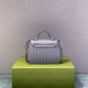 Gucci GG Marmont Geometric Small, 21, Grey, Silver Hardware, Size: 21x15.5x8cm, Model: 583571