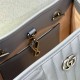 Gucci GG Marmont Geometric Medium, 26.5, Grey, Silver Hardware, Size: 26.5x19x11cm, Model: 681483