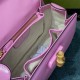 Gucci Bamboo 1947, Small 21cm, Pink, Gold Hardware, Size: 21x15x7cm, Model: 675797