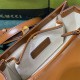 Gucci Bamboo 1947, Small 21cm, Brown, Gold Hardware, Size: 21x15x7cm, Model: 675797