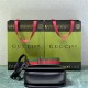 Gucci Bamboo 1947, Small 21cm, Black, Gold Hardware, Size: 21x15x7cm, Model: 675797