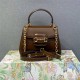 Gucci Horsebit 1955, New Full Leather, Brown, Gold Hardware, Size: 22x16x10.5cm, Model: 703848