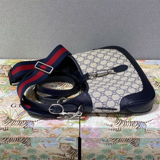 Gucci Jackie 1961, New Monogram, Silver Hardware, Color, Model: 678843, Size: 28x19x4.5cm