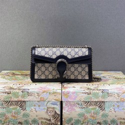 Gucci Dionysus, Blue Monogram, Model: 499623, Size: 25x13.5x7cm