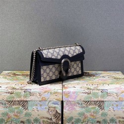 Gucci Dionysus, Blue Monogram, Model: 499623, Size: 25x13.5x7cm