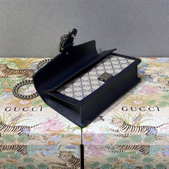 Gucci Dionysus, Blue Monogram, Model: 499623, Size: 25x13.5x7cm