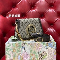 Gucci Blondie, Monogram, Brown, Model: 699268, Size: 28x16x4cm