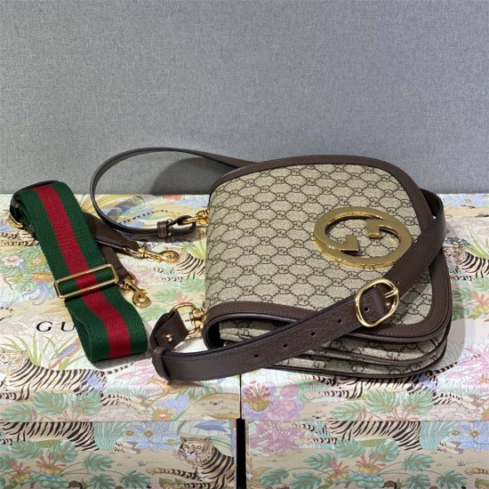 Gucci Blondie, Monogram, Brown, Model: 699210, Size: 29x22x7cm