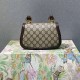 Gucci Blondie, Monogram, Brown, Small, Model: 724645, Size: 21.5x13.5x7cm