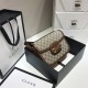 Gucci Horsebit 1955 Medium, 25, Brown, Monogram, Model: 602204, Size: 25x18x8cm