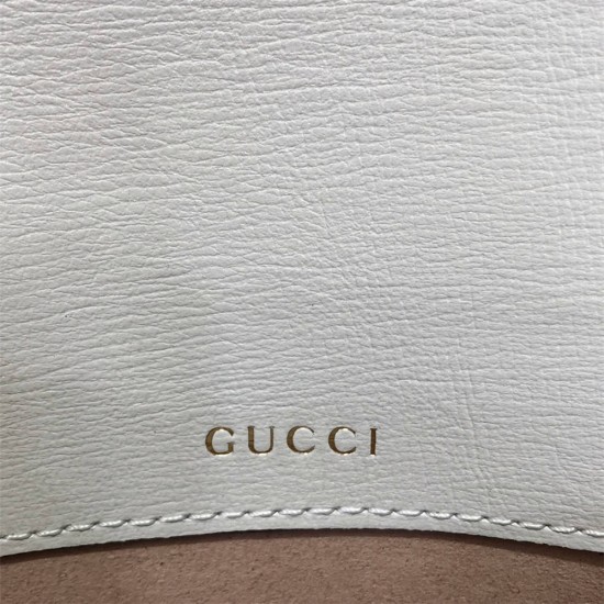 Gucci Horsebit 1955 Medium, 25, White, Full Leather, Model: 602204, Size: 25x18x8cm