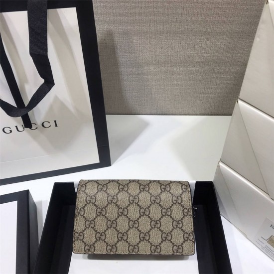 Gucci Dionysus, Grey Monogram, Model: 476432, Size: 16.5x10x4cm