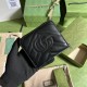 Gucci GG Marmont Wallet, Black, Gold Hardware, Full Leather, Model: 474813, Size: 11.5x10x2.5cm