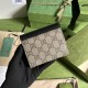 Gucci PadLock Wallet, Black Monogram, Model: 453155, Size: 12x11.5x3cm